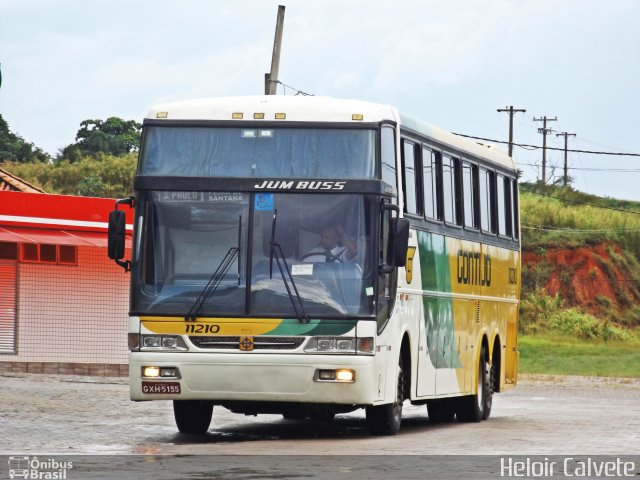 Empresa Gontijo de Transportes 11210 na cidade de Paraíba do Sul, Rio de Janeiro, Brasil, por Heloir Calvete. Número da foto: #3886847.