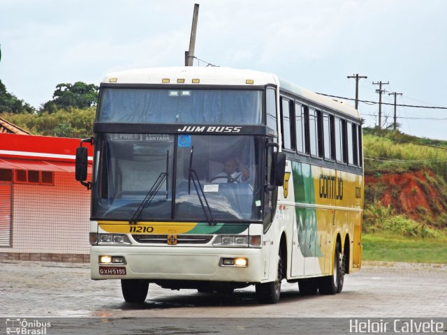 Empresa Gontijo de Transportes 11210 na cidade de Paraíba do Sul, Rio de Janeiro, Brasil, por Heloir Calvete. ID da foto: 3886847.