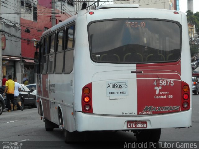 Allibus Transportes 4 5675 na cidade de São Paulo, São Paulo, Brasil, por David Roberto Silva Dos Santos. Número da foto: #3885636.
