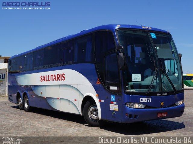 Viação Salutaris e Turismo 13871 na cidade de Vitória da Conquista, Bahia, Brasil, por Diego Charlis Coelho. Número da foto: #3910871.