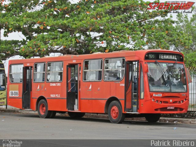 Viação Pelé 58-006 na cidade de São Luís, Maranhão, Brasil, por Patrick Ribeiro. ID da foto: 3911196.