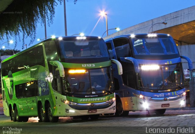 Viação Presidente 12123 na cidade de Belo Horizonte, Minas Gerais, Brasil, por Leonardo Fidelli. ID da foto: 3909460.