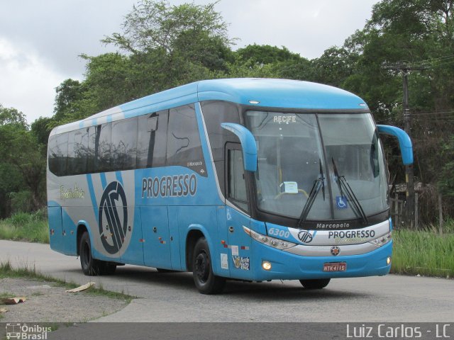 Auto Viação Progresso 6300 na cidade de Recife, Pernambuco, Brasil, por Luiz Carlos de Santana. Número da foto: #3909828.