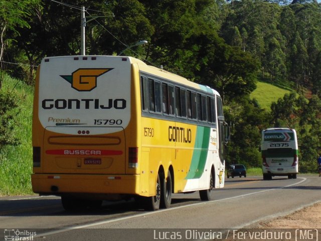 Empresa Gontijo de Transportes 15790 na cidade de Fervedouro, Minas Gerais, Brasil, por Lucas Oliveira. ID da foto: 3910059.