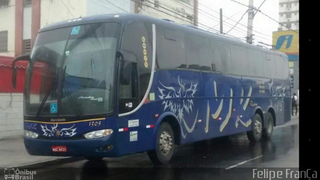 MK Fretamento e Turismo 1305 na cidade de Campos do Jordão, São Paulo, Brasil, por Felipe França. Número da foto: #3910690.