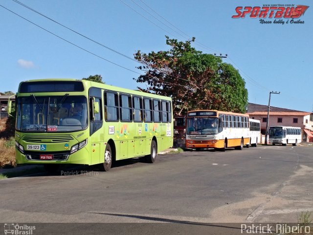 TCM - Transportes Coletivos Maranhense 39-123 na cidade de São Luís, Maranhão, Brasil, por Patrick Ribeiro. Número da foto: #3911285.