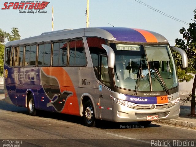 Fretcar 817 na cidade de Fortaleza, Ceará, Brasil, por Patrick Ribeiro. ID da foto: 3911150.