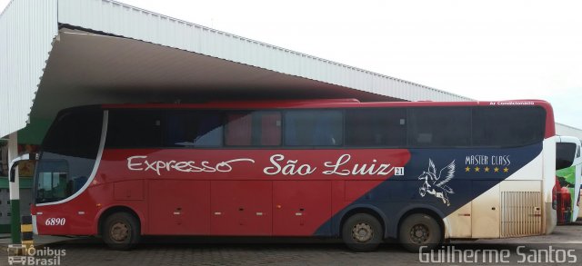 Expresso São Luiz 6890 na cidade de Sinop, Mato Grosso, Brasil, por Guilherme Santos. Número da foto: #3910880.