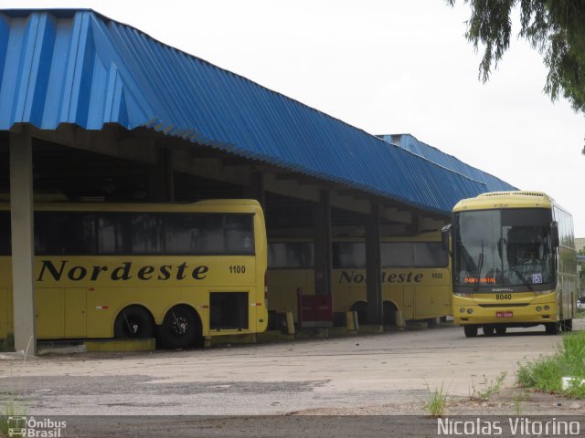 Viação Nordeste 8040 na cidade de Natal, Rio Grande do Norte, Brasil, por Nícolas Vitorino Lopes. Número da foto: #3911349.