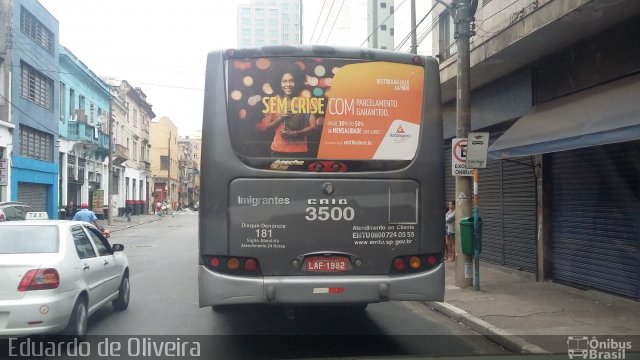 Viação Imigrantes 3500 na cidade de São Paulo, São Paulo, Brasil, por Eduardo de Oliveira. Número da foto: #3909624.