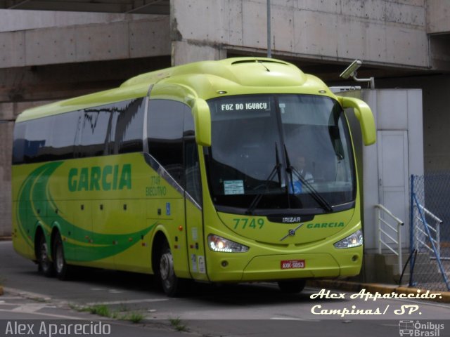 Viação Garcia 7749 na cidade de Campinas, São Paulo, Brasil, por Alex Aparecido. Número da foto: #3909980.