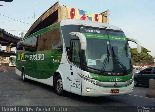 Expresso Brasileiro 222120 na cidade de Rio de Janeiro, Rio de Janeiro, Brasil, por Daniel Carlos  Avelar Rocha. ID da foto: 3909981.