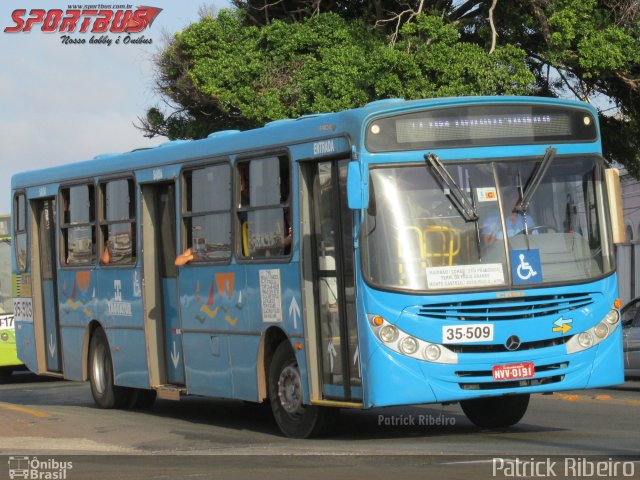 Taguatur - Taguatinga Transporte e Turismo 35-509 na cidade de São Luís, Maranhão, Brasil, por Patrick Ribeiro. Número da foto: #3914206.
