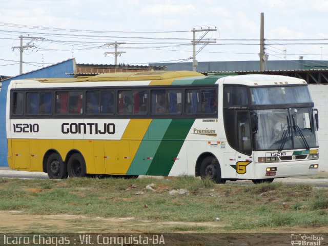 Empresa Gontijo de Transportes 15210 na cidade de Vitória da Conquista, Bahia, Brasil, por Ícaro Chagas. ID da foto: 3913249.