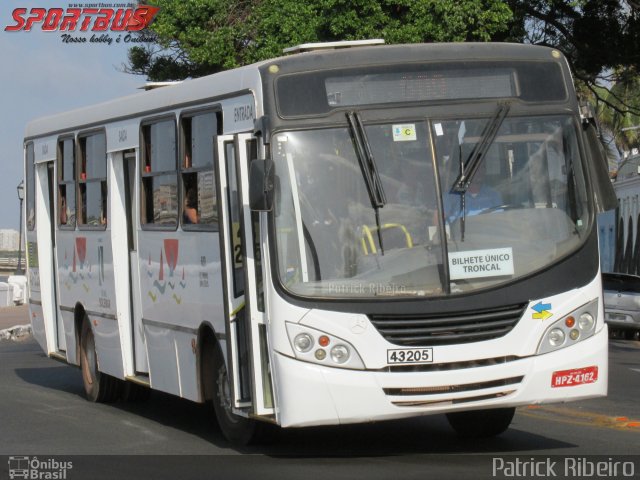Solemar Expresso 43-205 na cidade de São Luís, Maranhão, Brasil, por Patrick Ribeiro. Número da foto: #3914302.