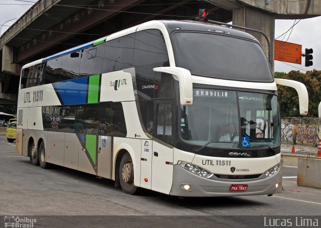 UTIL - União Transporte Interestadual de Luxo 11511 na cidade de Rio de Janeiro, Rio de Janeiro, Brasil, por Lucas Lima. Número da foto: #3912955.
