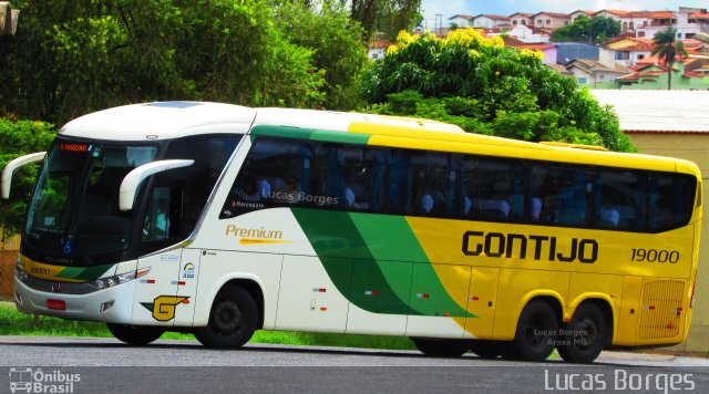 Empresa Gontijo de Transportes 19000 na cidade de Araxá, Minas Gerais, Brasil, por Lucas Borges . Número da foto: #3913919.