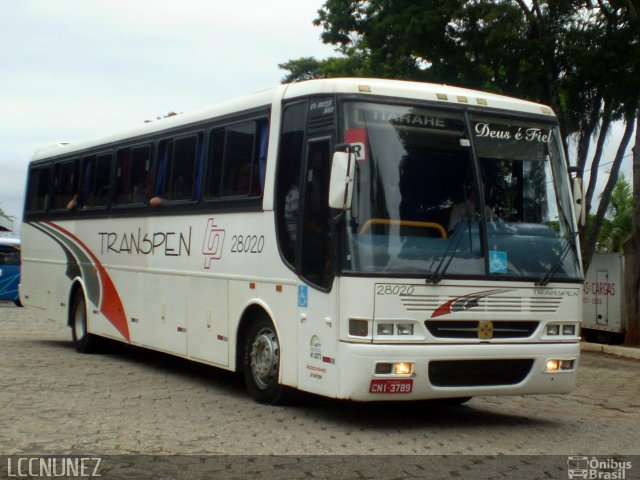 Transpen Transporte Coletivo e Encomendas 28020 na cidade de Itapetininga, São Paulo, Brasil, por Luis Nunez. Número da foto: #3913708.