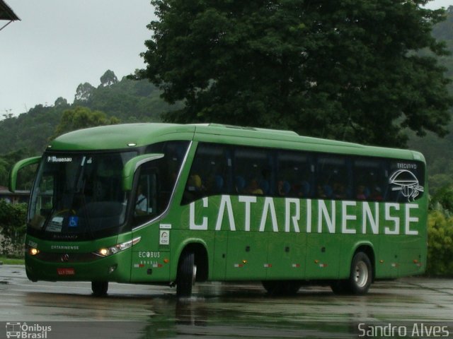 Auto Viação Catarinense 3368 na cidade de Itapema, Santa Catarina, Brasil, por Sandro Alves. ID da foto: 3913050.