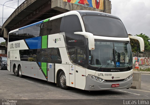 UTIL - União Transporte Interestadual de Luxo 11510 na cidade de Rio de Janeiro, Rio de Janeiro, Brasil, por Lucas Lima. Número da foto: #3912957.