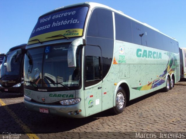 Viação Garcia 7757 na cidade de Londrina, Paraná, Brasil, por Marcos Jeremias. Número da foto: #3915351.