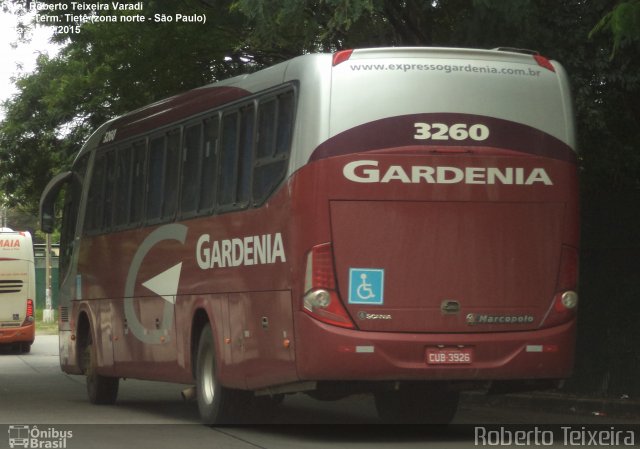 Expresso Gardenia 3260 na cidade de São Paulo, São Paulo, Brasil, por Roberto Teixeira. Número da foto: #3915687.