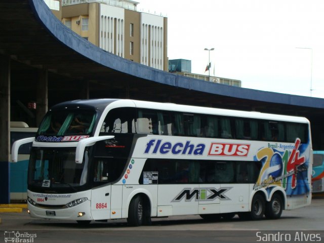 Flecha Bus 8864 na cidade de Porto Alegre, Rio Grande do Sul, Brasil, por Sandro Alves. ID da foto: 3915136.