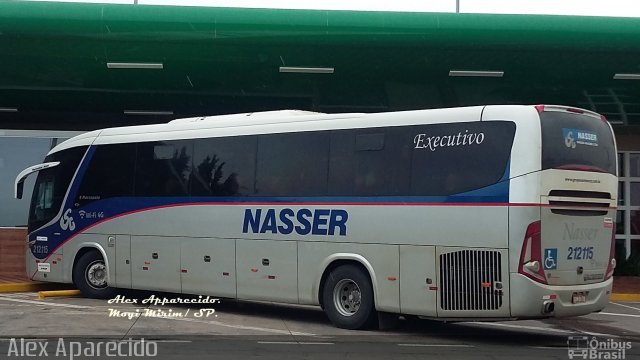 Viação Nasser 212115 na cidade de Mogi Mirim, São Paulo, Brasil, por Alex Aparecido. Número da foto: #3914750.