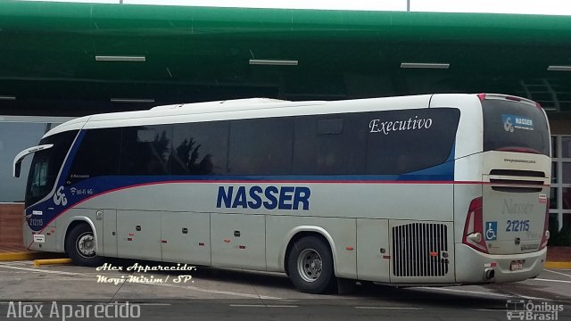 Viação Nasser 212115 na cidade de Mogi Mirim, São Paulo, Brasil, por Alex Aparecido. ID da foto: 3914750.