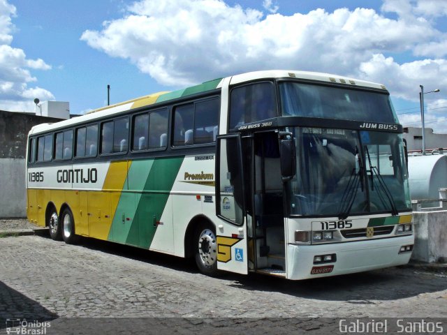 Empresa Gontijo de Transportes 11385 na cidade de Feira de Santana, Bahia, Brasil, por Gabriel  Santos-ba. ID da foto: 3915954.