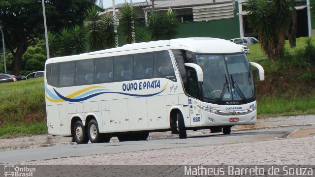 Viação Ouro e Prata 680 na cidade de Americana, São Paulo, Brasil, por Matheus Barreto de Souza. Número da foto: #3914826.