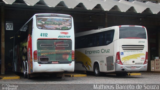 Eucatur - Empresa União Cascavel de Transportes e Turismo 4112 na cidade de Americana, São Paulo, Brasil, por Matheus Barreto de Souza. Número da foto: #3914814.