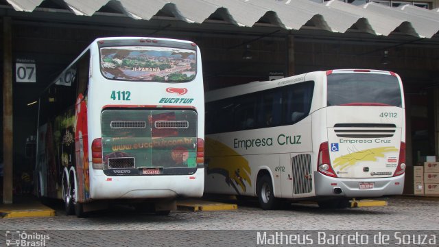 Eucatur - Empresa União Cascavel de Transportes e Turismo 4112 na cidade de Americana, São Paulo, Brasil, por Matheus Barreto de Souza. ID da foto: 3914814.