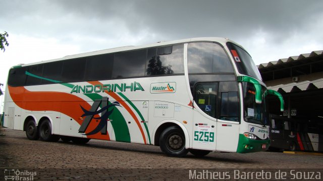 Empresa de Transportes Andorinha 5259 na cidade de Americana, São Paulo, Brasil, por Matheus Barreto de Souza. Número da foto: #3914854.