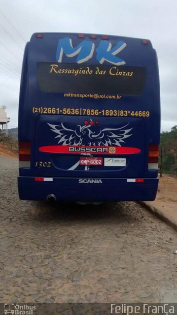 MK Fretamento e Turismo 1302 na cidade de , por Felipe França. Número da foto: #3914841.