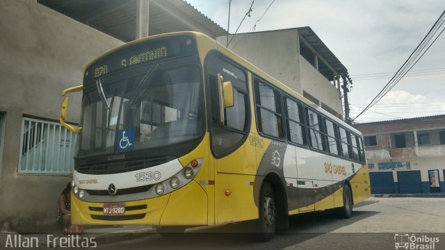 Viação São Gabriel 1530 na cidade de São Mateus, Espírito Santo, Brasil, por Allan Freittas. Número da foto: #3915620.