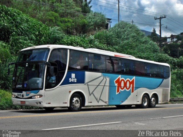 Auto Viação 1001 2412 na cidade de Teresópolis, Rio de Janeiro, Brasil, por Zé Ricardo Reis. Número da foto: #3914928.