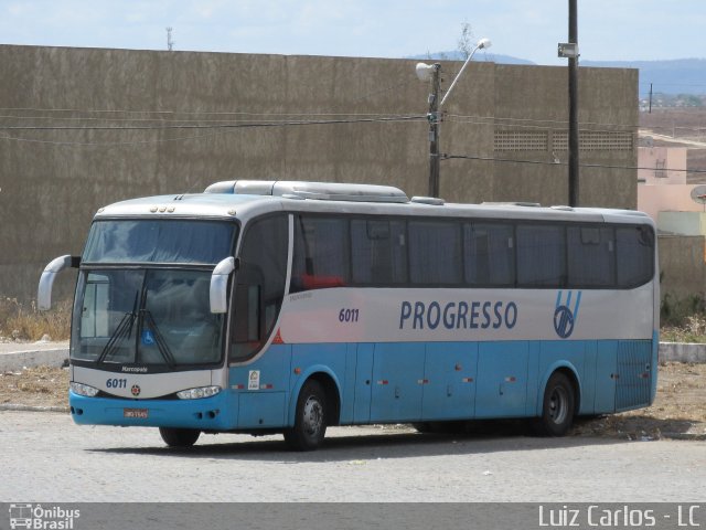 Auto Viação Progresso 6011 na cidade de Caruaru, Pernambuco, Brasil, por Luiz Carlos de Santana. Número da foto: #3918113.