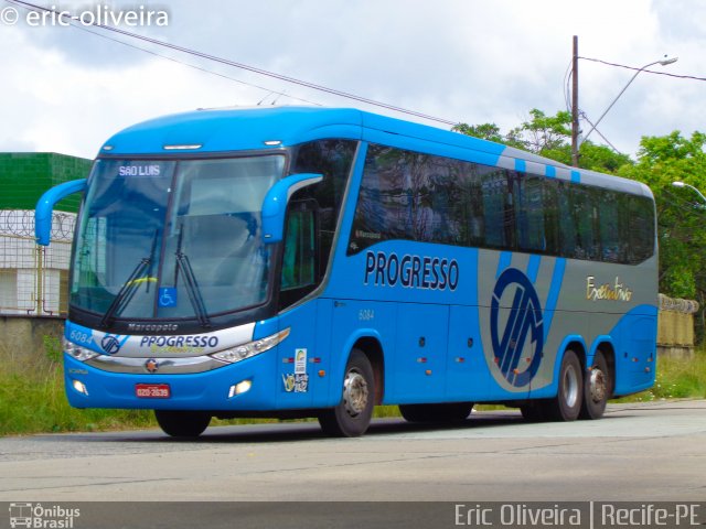 Auto Viação Progresso 6084 na cidade de Recife, Pernambuco, Brasil, por Eric Oliveira. Número da foto: #3918177.