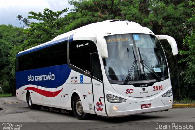 Viação São Cristóvão 2570 na cidade de São Paulo, São Paulo, Brasil, por Jean Passos. Número da foto: #3919371.