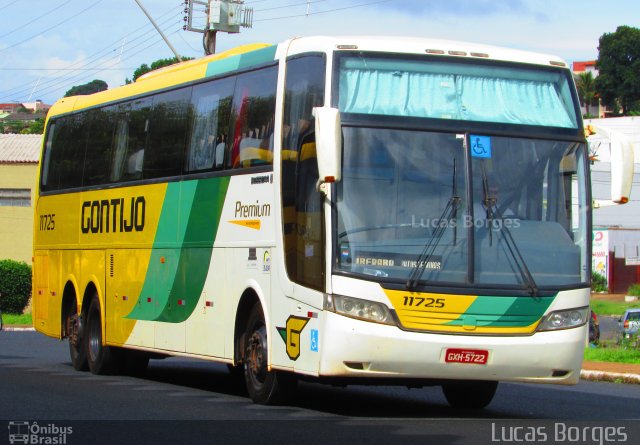 Empresa Gontijo de Transportes 11725 na cidade de Araxá, Minas Gerais, Brasil, por Lucas Borges . Número da foto: #3917220.