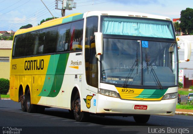 Empresa Gontijo de Transportes 11725 na cidade de Araxá, Minas Gerais, Brasil, por Lucas Borges . ID da foto: 3917220.