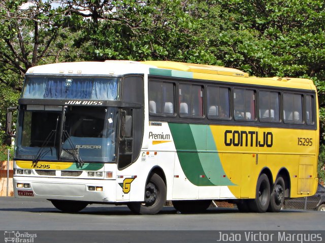 Empresa Gontijo de Transportes 15295 na cidade de Montes Claros, Minas Gerais, Brasil, por João Victor Marques. ID da foto: 3921895.