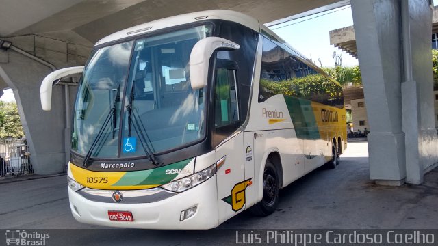 Empresa Gontijo de Transportes 18575 na cidade de Belo Horizonte, Minas Gerais, Brasil, por Luis Philippe Cardoso Coelho. ID da foto: 3920142.