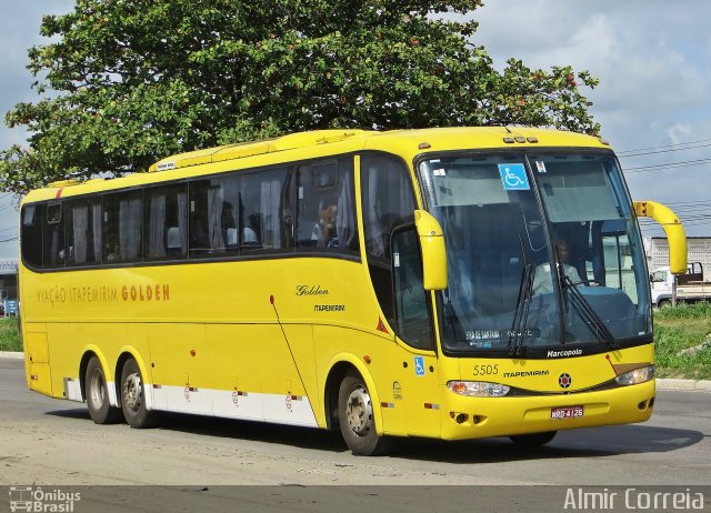 Viação Itapemirim 5505 na cidade de Jaboatão dos Guararapes, Pernambuco, Brasil, por Almir Correia. ID da foto: 3921344.