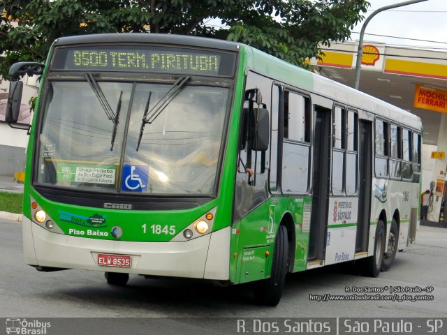 Viação Santa Brígida 1 1845 na cidade de São Paulo, São Paulo, Brasil, por Rafael Santos. ID da foto: 3921782.