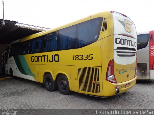 Empresa Gontijo de Transportes 18335 na cidade de Teófilo Otoni, Minas Gerais, Brasil, por Leonardo Guedes de Sá. Número da foto: #3920190.