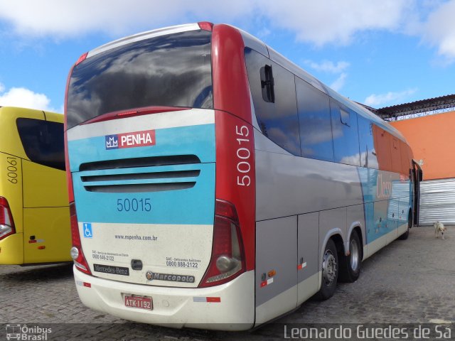 Empresa de Ônibus Nossa Senhora da Penha 50015 na cidade de Salgueiro, Pernambuco, Brasil, por Leonardo Guedes de Sá. Número da foto: #3920226.