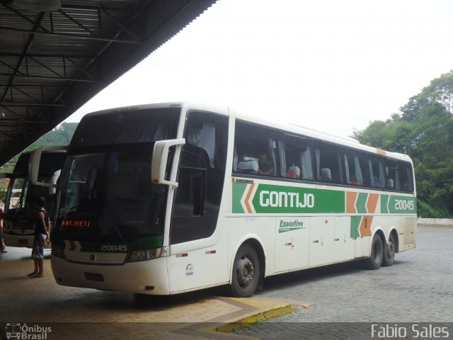 Empresa Gontijo de Transportes 20045 na cidade de Manhuaçu, Minas Gerais, Brasil, por Fábio Sales. Número da foto: #3920182.
