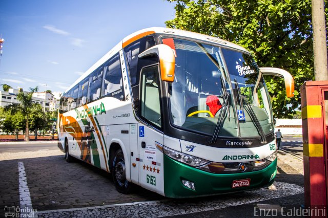 Empresa de Transportes Andorinha 6153 na cidade de Bauru, São Paulo, Brasil, por Enzo Caldeirini Saiar. ID da foto: 3921448.